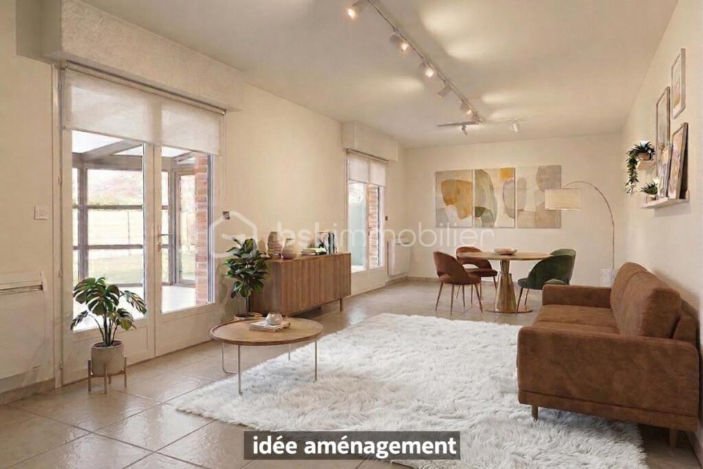 Rare Plain-Pied Individuel – 3 Ch – Véranda 19 m² : prestation haut de gamme – 5 pièces – 3 chambres – 110 m²