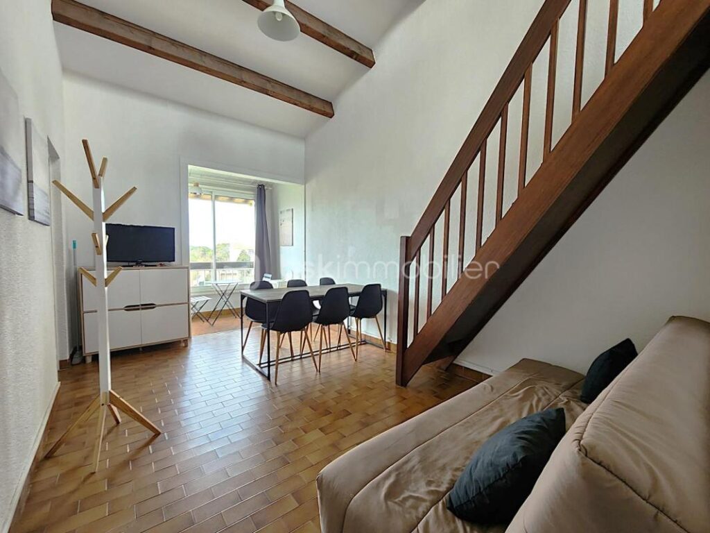 MARSEILLAN PLAGE – DUPLEX T3 – VUE MER – PLACE DE PARKING PRIVATIVE – 3 pièces – 2 chambres – 47 m²