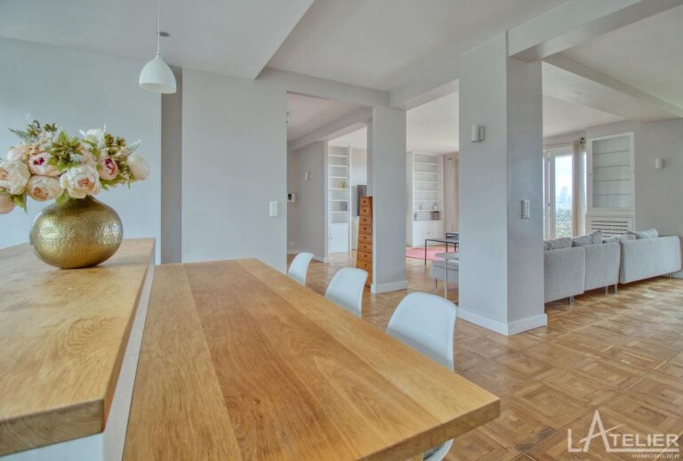 Appartement familial, vue panoramique sur Paris et alentours – NR pièces – 4 chambres – 167 m²