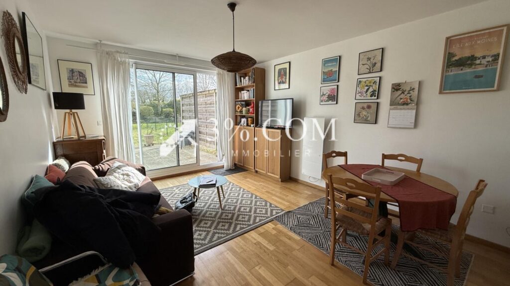 Appartement T2 avec Terrasse et Jardin – 2 pièces – 1 chambre – 43 m²