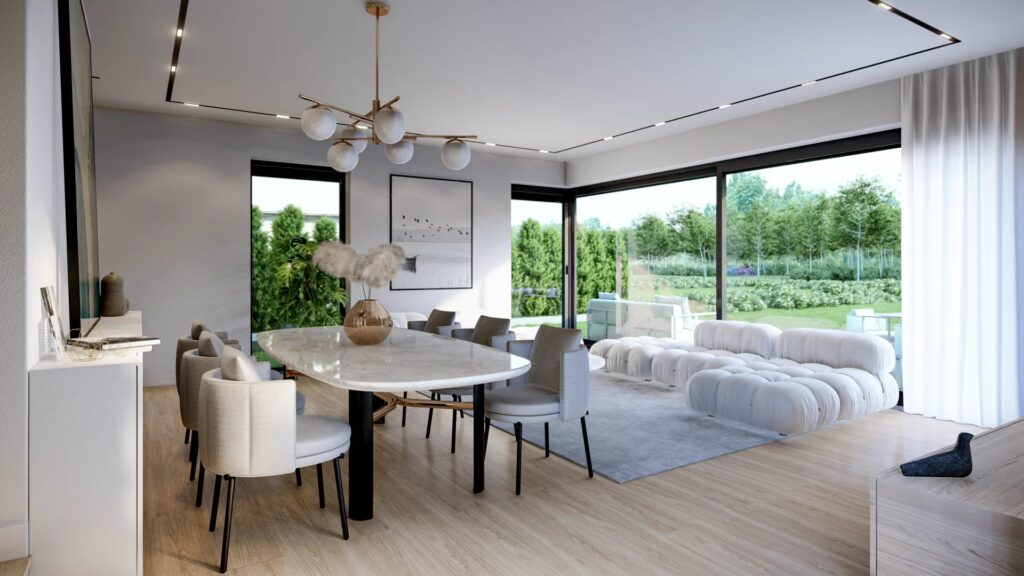 Maison n°3 à Linger, maison unifamiliale neuve – 5 pièces – 3 chambres – 182.78 m²