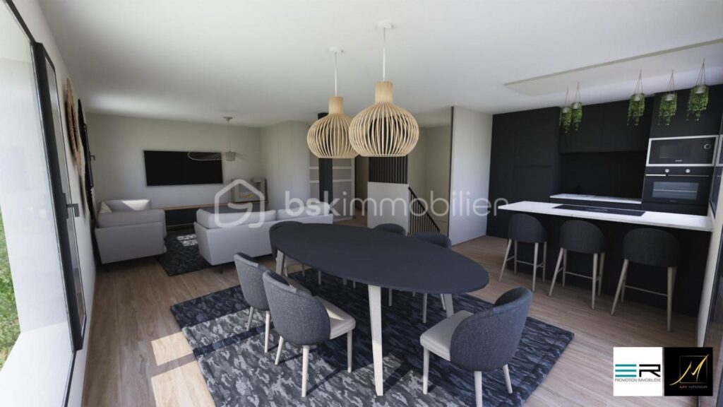 Magnifique maison 5 pièces sur 1088m2 de terrain à l&rsquo;entrée de Sillingy – 5 pièces – 4 chambres – 154 m²