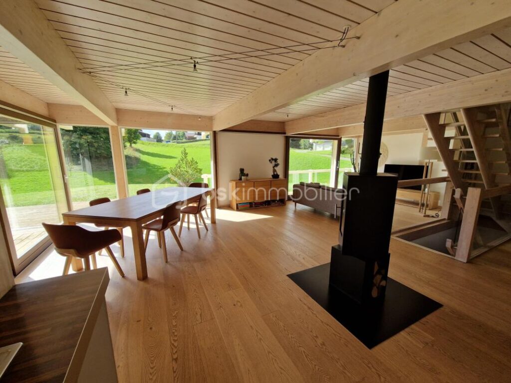 MAGNIFIQUE MAISON BOIS CONTEMPORAINE – 7 pièces – 5 chambres – 151 m²