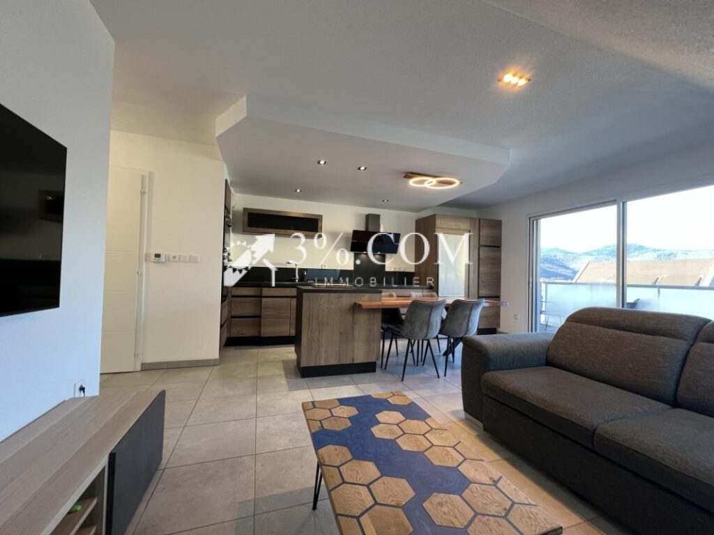 Bel Appartement de qualité au sein d’une petite copropriété – 2 pièces – 1 chambre – 46 m²