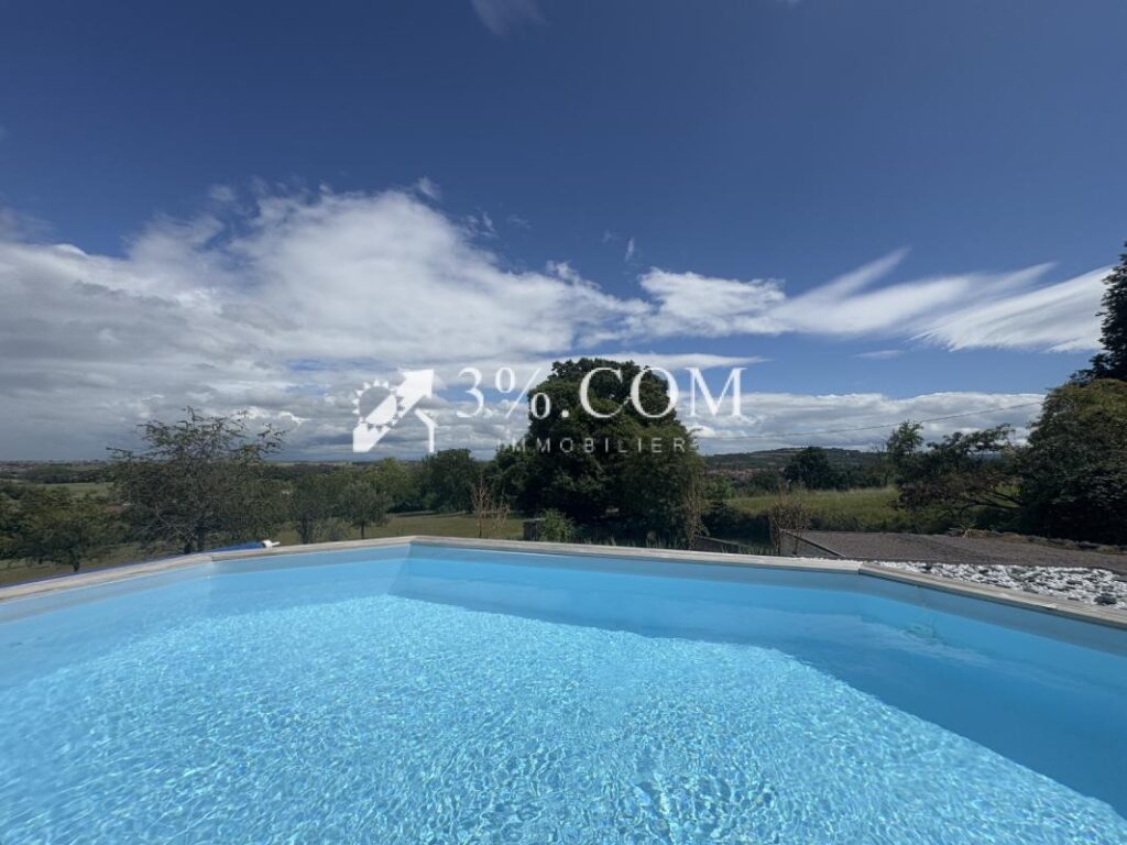 3%COM Belle maison avec vue panoramique – terrasse- piscine – 5 pièces – 3 chambres – 125 m²