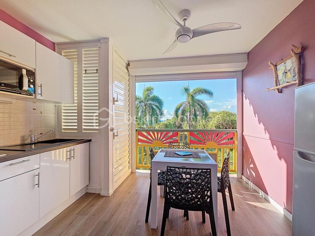 Studio Anse des Rochers vue mer – 1 pièce – 1 chambre – 20 m²