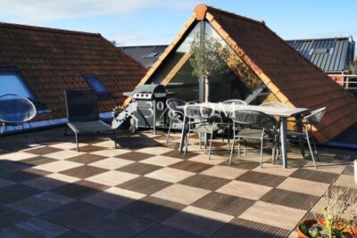 Loft de 128 m2 avec 2 terrasses + 2 places de parking – 4 pièces – 2 chambres – 128 m²