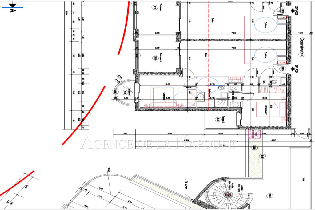 vente appartement 3 Pièce(s) – 3 pièces – 2 chambres – 56.76 m²