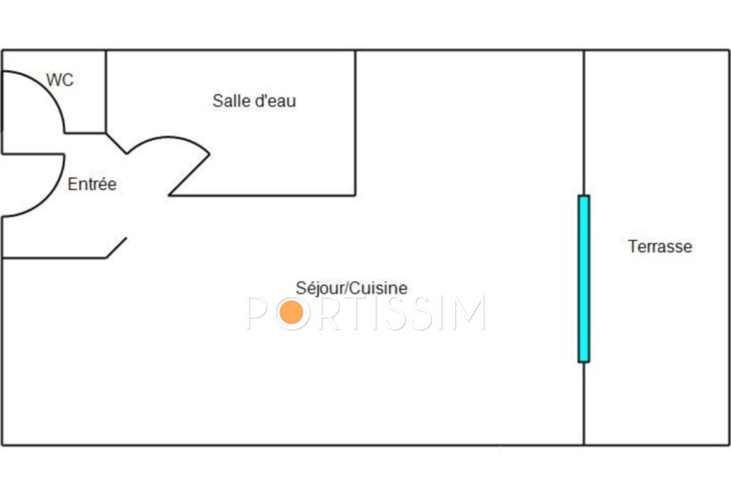 vente appartement 1 Pièce(s) – 1 pièce – NR chambres – 26.13 m²