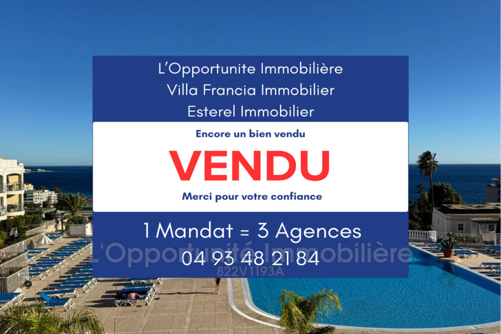 vente appartement 3 Pièce(s) – 3 pièces – 1 chambre – 34.00 m²
