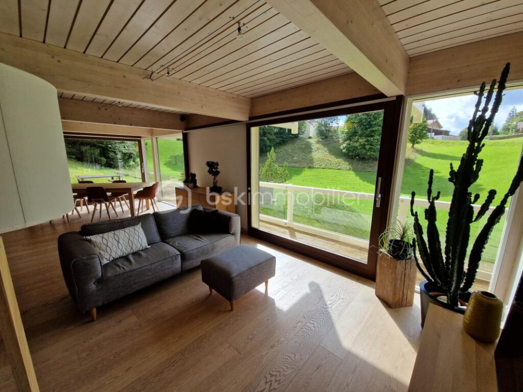 MAGNIFIQUE MAISON BOIS CONTEMPORAINE – 7 pièces – 5 chambres – 151 m²