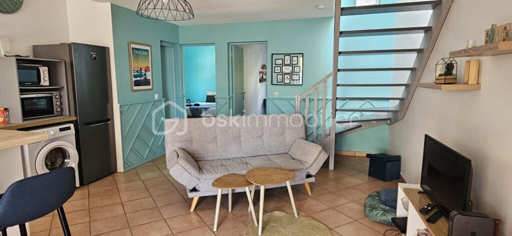 Villa 3 chambres piscine , plage à pied – 4 pièces – 3 chambres – 73 m²