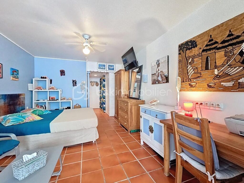Grand studio 34 m2 Anse des Rochers plage piscine et citerne – 1 pièce – 1 chambre – 24 m²