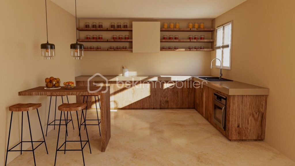 🌿 Maison de plain-pied en Provence – Vue Luberon, 6 000 m² de terrain, piscine 🏡☀️ – 4 pièces – 3 chambres – 89 m²