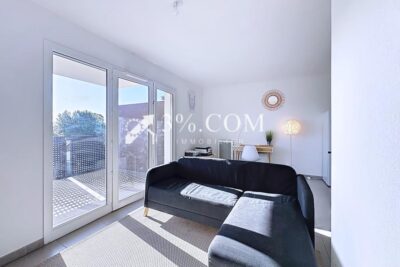 Appartement T2 moderne de 48 m2 avec terrasse et vue dégagée – 2 pièces – 1 chambre – 48 m²