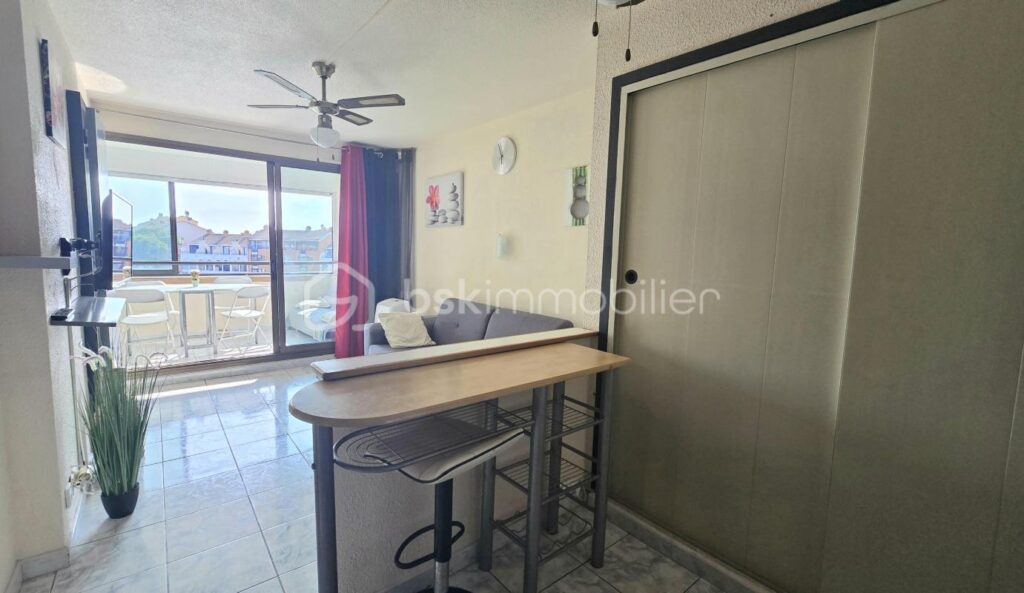 *** LE BARCARES – APPARTEMENT 2 PIECES – VUE ETANG *** – 2 pièces – 1 chambre – 31 m²