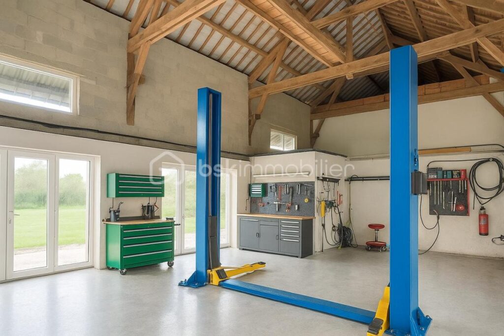 Grange à aménager – 5 pièces – 3 chambres – 215 m²