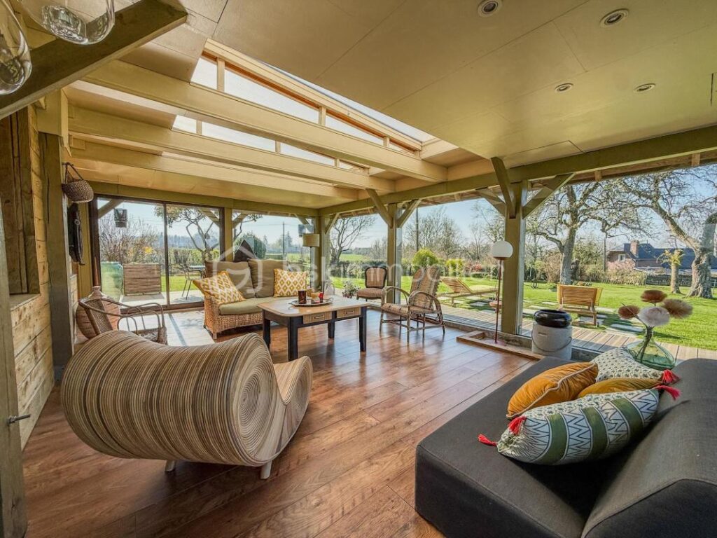 Propriété normande de caractère avec vue vallée –Cadre d’exception – – 7 pièces – 4 chambres – 187 m²