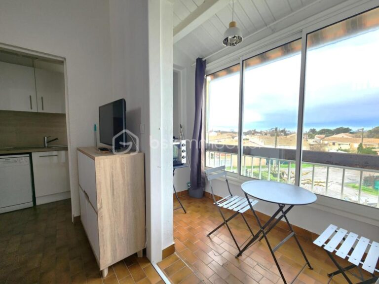 MARSEILLAN PLAGE – DUPLEX T3 – VUE MER – PLACE DE PARKING PRIVATIVE – 3 pièces – 2 chambres – 47 m²