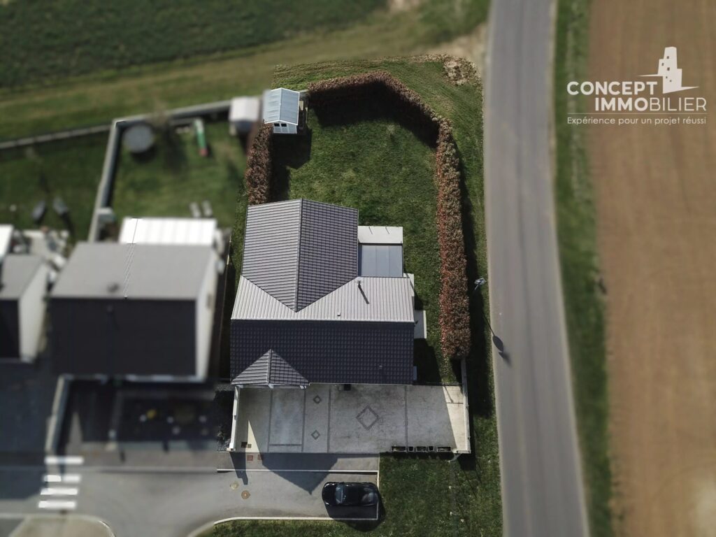 EXCLUSIVITÉ – Maison individuelle plain-pied proche Luxembourg et Belgique – 5 pièces – 3 chambres – 126 m²