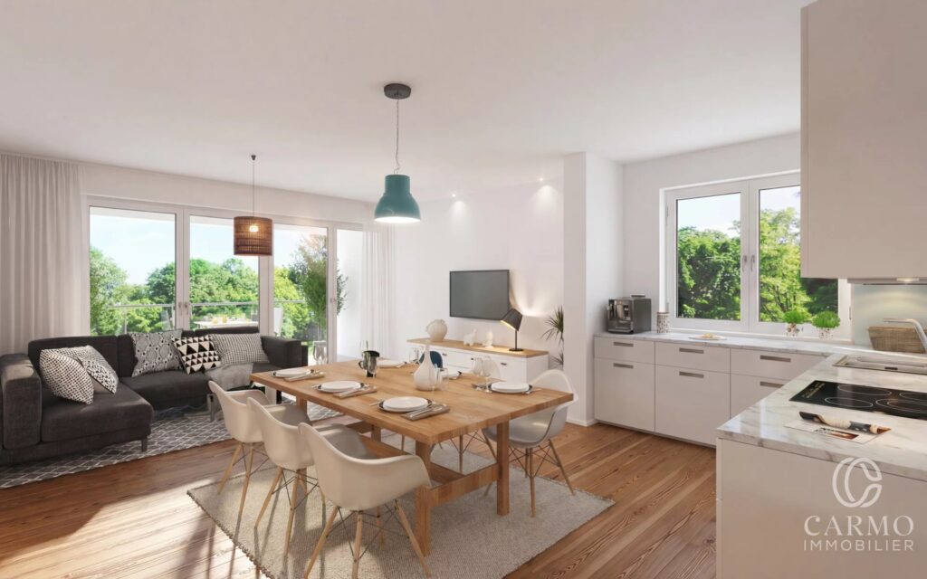 Lancement de la 2ème phase (Résidence Elbling) – Date de livraison fin 2026 – NR pièces – 2 chambres – 85.88 m²