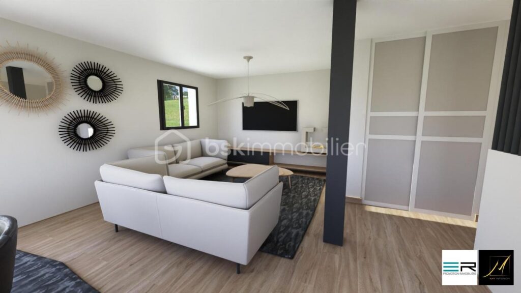 Magnifique maison 5 pièces sur 1088m2 de terrain à l&rsquo;entrée de Sillingy – 5 pièces – 4 chambres – 154 m²