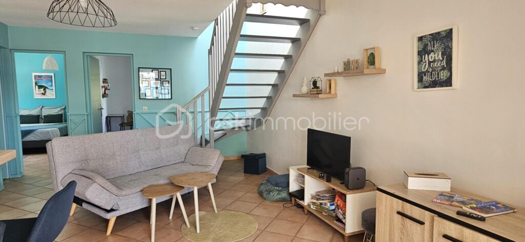 Villa 3 chambres piscine , plage à pied – 4 pièces – 3 chambres – 73 m²