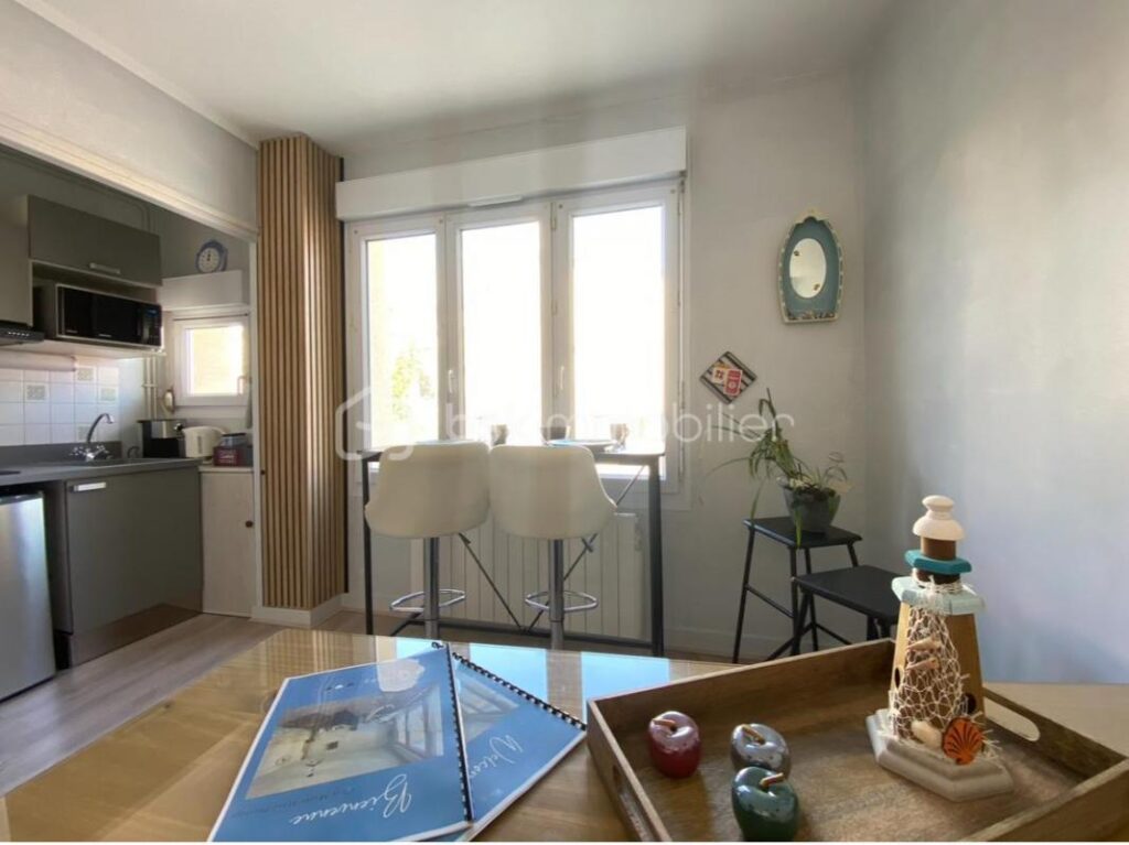 Ault – Charmant appartement rénové avec vue mer – 2 pièces – 1 chambre – 29 m²