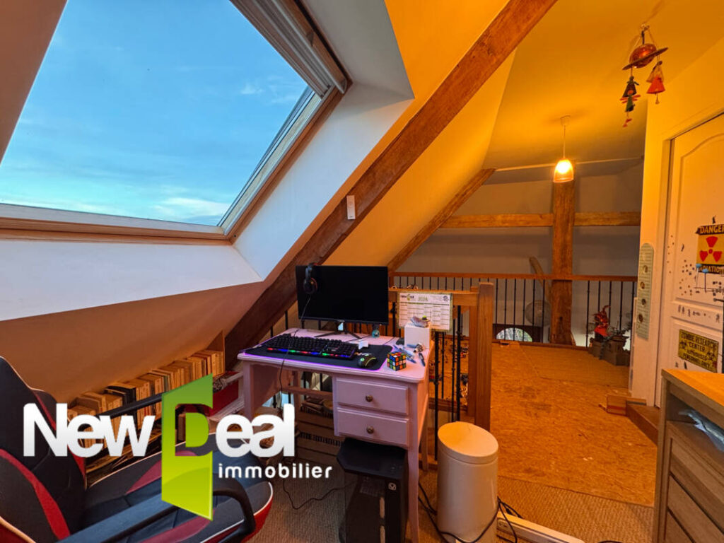 2 CHAMBRES + 1 BUREAU / DEPENDANCES, JARDIN, TERRASSE, POTAGER, MAISON DE RECEPTION – 4 pièces – 2 chambres – 86 m²