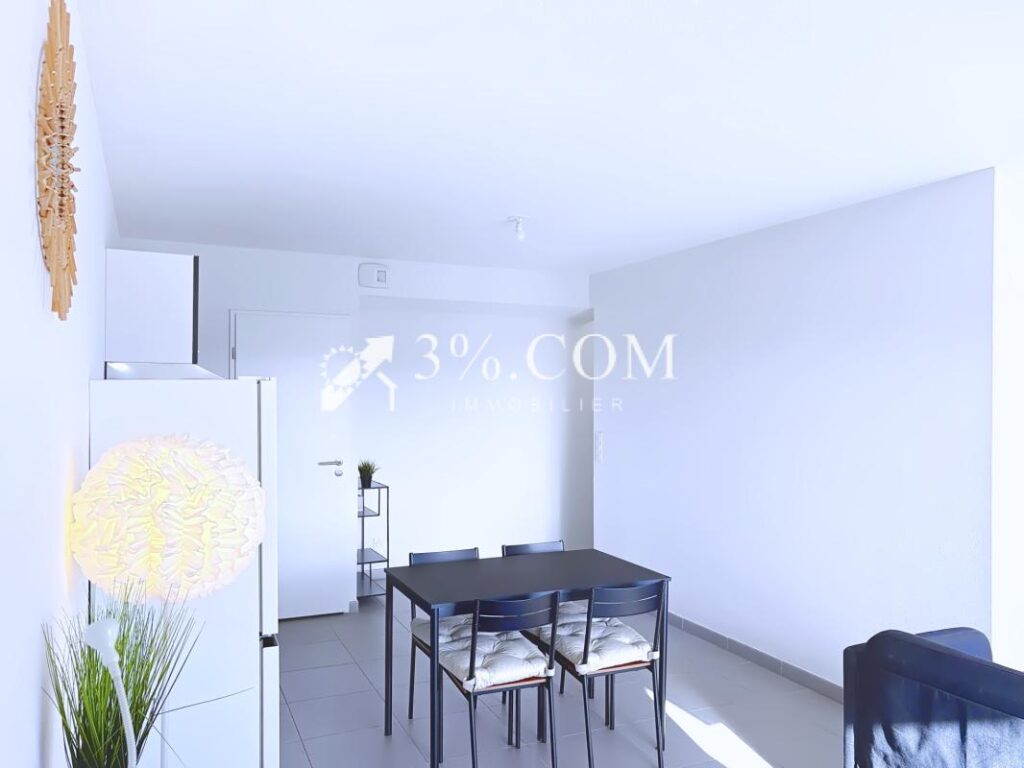 Appartement T2 moderne de 48 m2 avec terrasse et vue dégagée – 2 pièces – 1 chambre – 48 m²