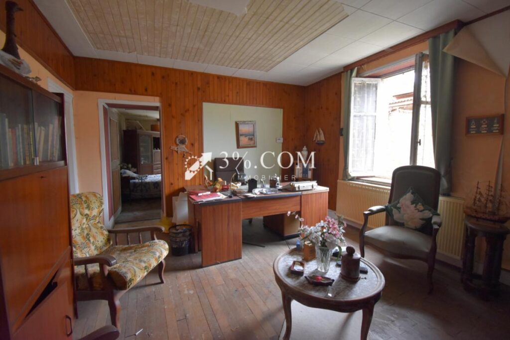 Ancien moulin de 154 m2, 3 chambres, 2 bureaux, dans écrin d – 5 pièces – 3 chambres – 153 m²