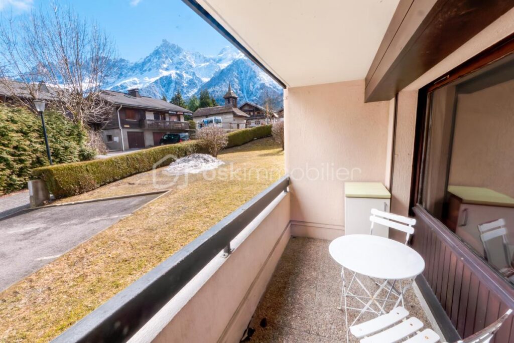 74310 – APPARTEMENT T2 – BALCON VUE MONT–BLANC – CENTRE VILLAGE – BONNE RENTABILITÉ LOCATIVE – 2 pièces – 1 chambre – 28 m²
