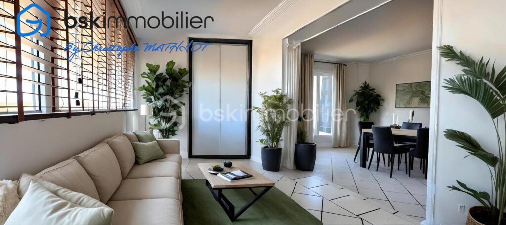 Bel appartement de 78m² avec terrasse de 66m² – Vue dégagée sur la val de Seine – 4 pièces – 2 chambres – 77 m²