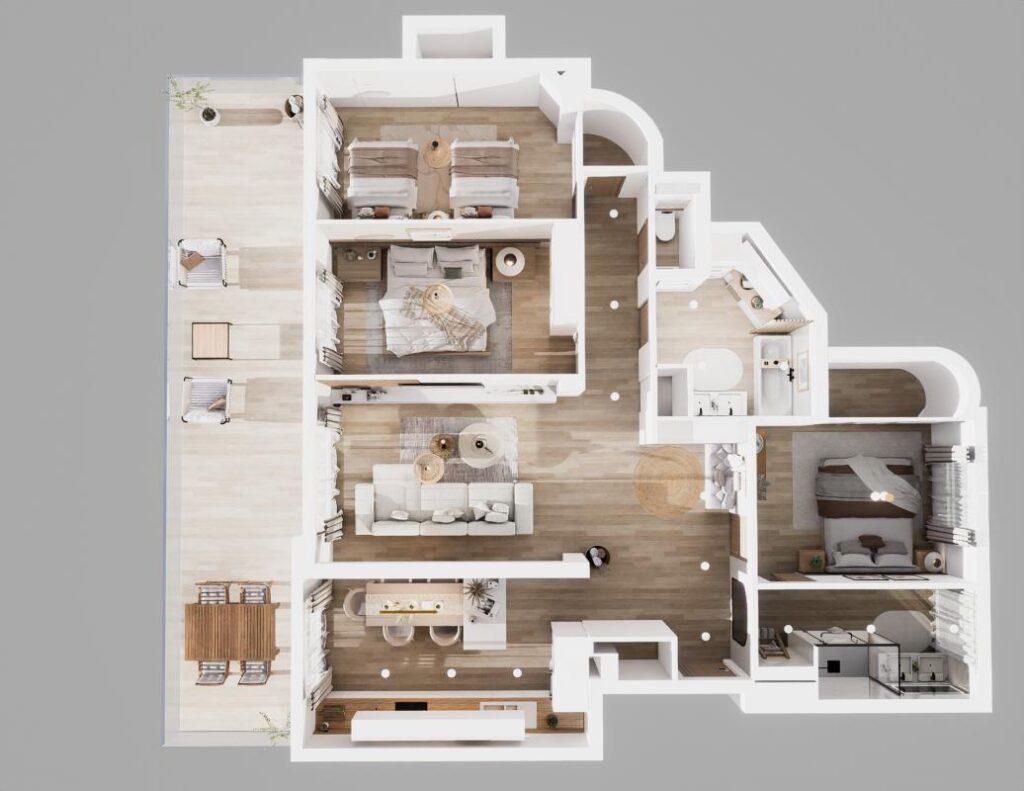 Appartement, 107 m², Antibes Centre-Ville – 4 pièces – 3 chambres – 107 m²