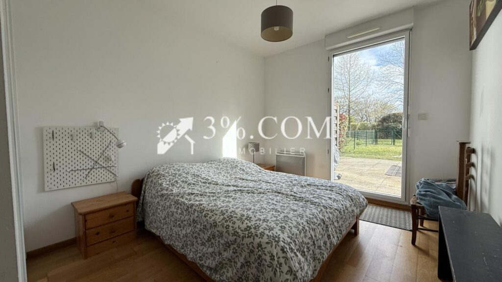 Appartement T2 avec Terrasse et Jardin – 2 pièces – 1 chambre – 43 m²