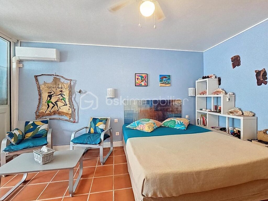 Grand studio 34 m2 Anse des Rochers plage piscine et citerne – 1 pièce – 1 chambre – 24 m²