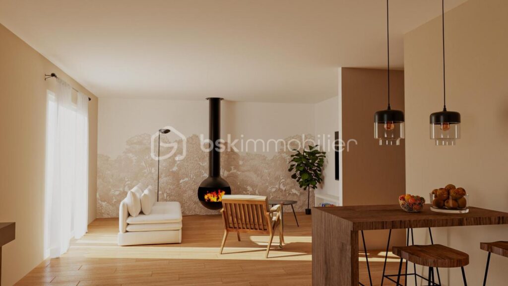 🌿 Maison de plain-pied en Provence – Vue Luberon, 6 000 m² de terrain, piscine 🏡☀️ – 4 pièces – 3 chambres – 89 m²