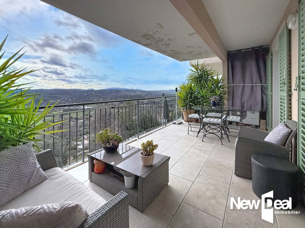 MONTAUROUX_ Appartement coup de cœur de 56 m², vue imprenable – 3 pièces – 2 chambres – 56 m²