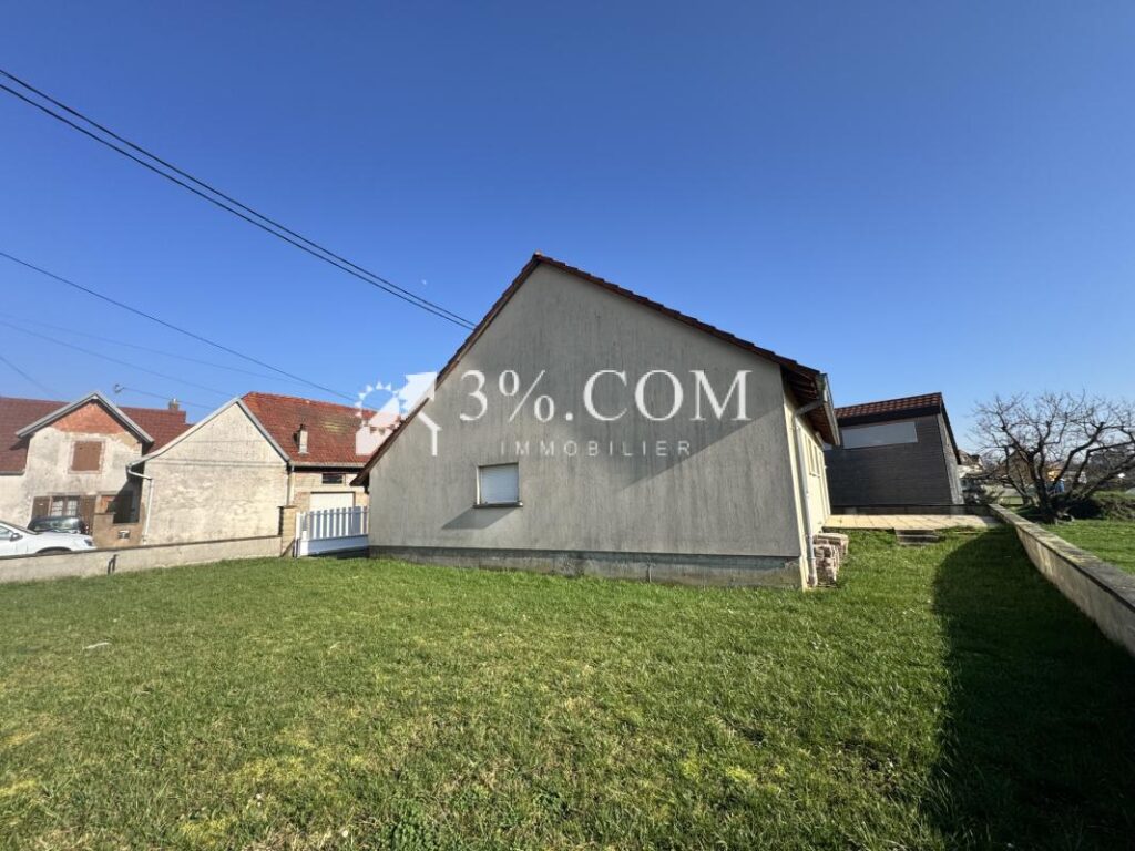 Maison plain pied 83m2 avec 2 chambres à rafraîchir sur 4 – 3 pièces – 2 chambres – 83 m²