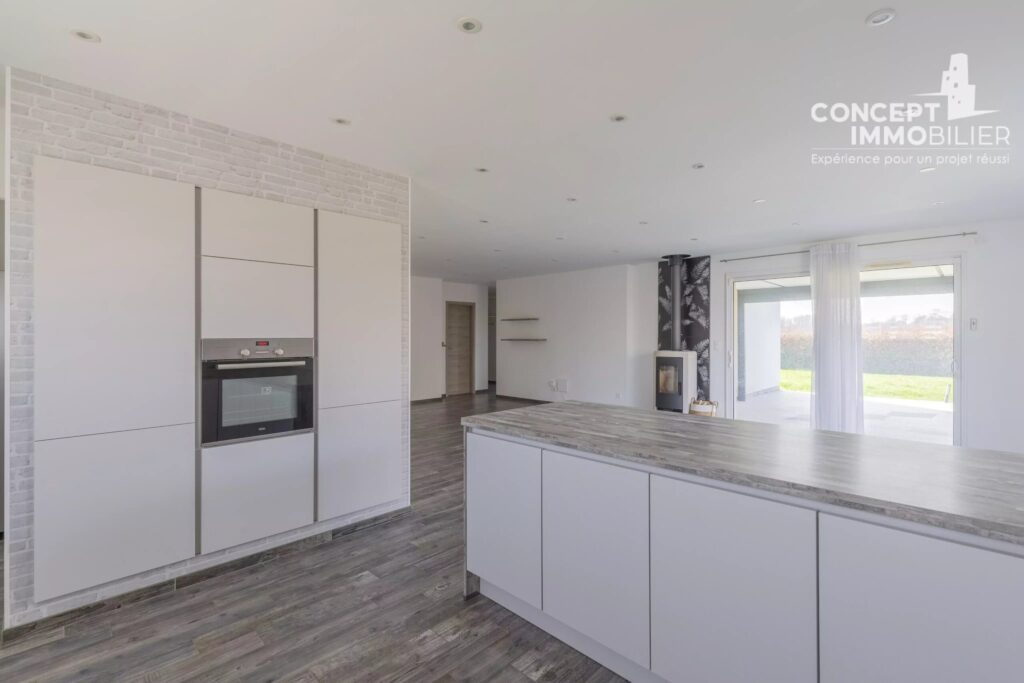 EXCLUSIVITÉ – Maison individuelle plain-pied proche Luxembourg et Belgique – 5 pièces – 3 chambres – 126 m²