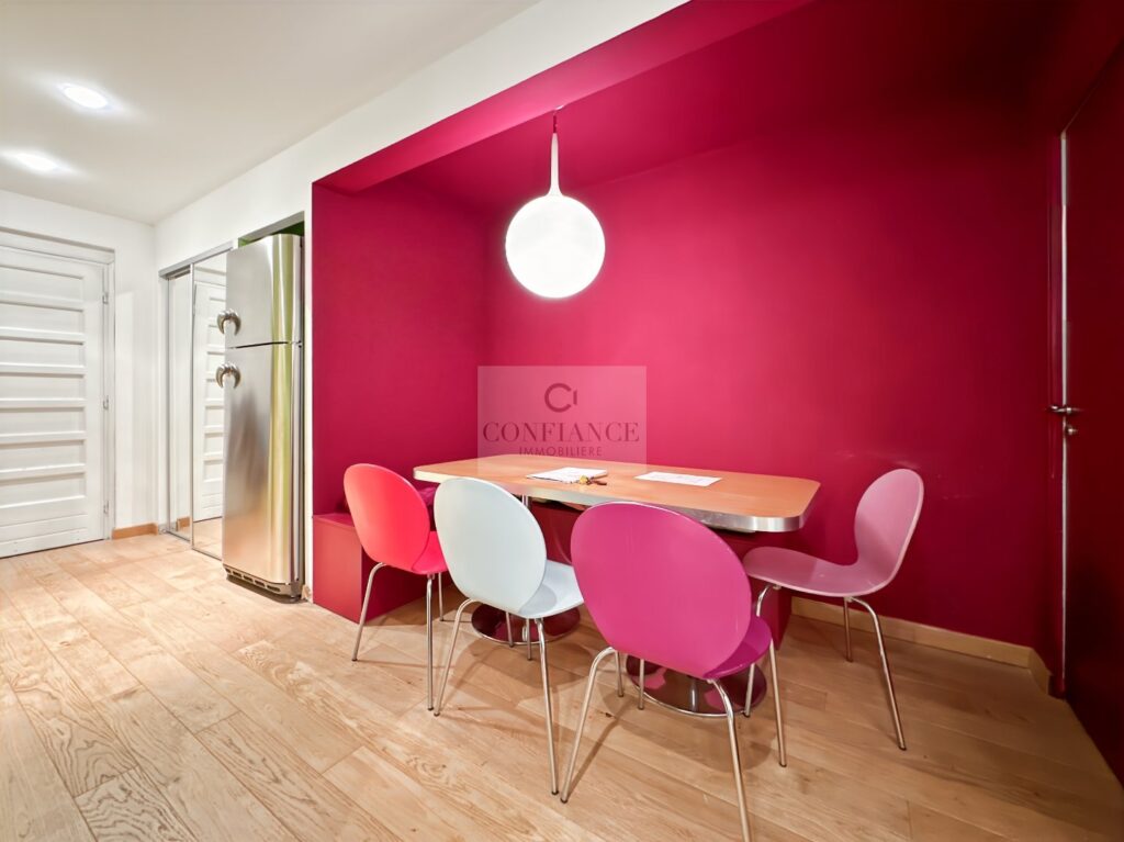 Appartement – 3 pièces – 2 chambres – 60 m²