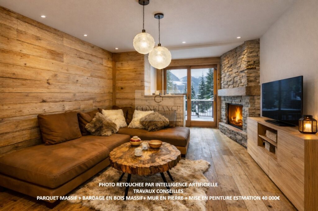 Appartement – 3 pièces – 2 chambres – 60 m²