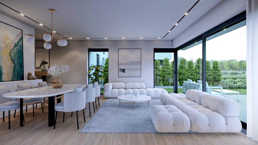 Maison n°1 à Linger, maison moderne de 177 m² – 5 pièces – 3 chambres – 177 m²