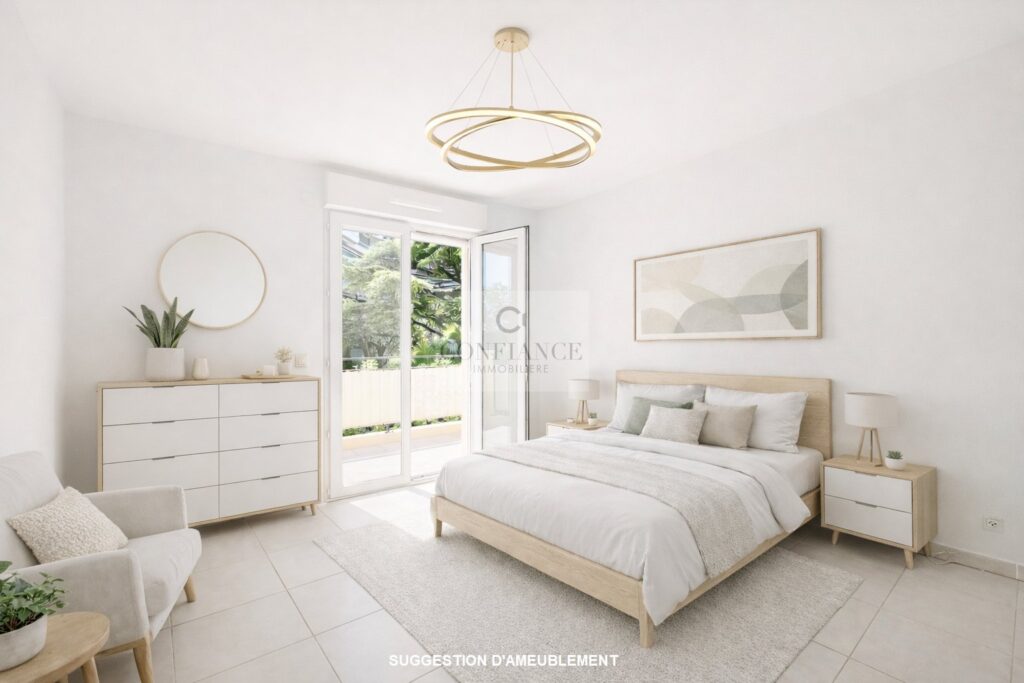 Appartement – 3 pièces – 2 chambres – 66 m²