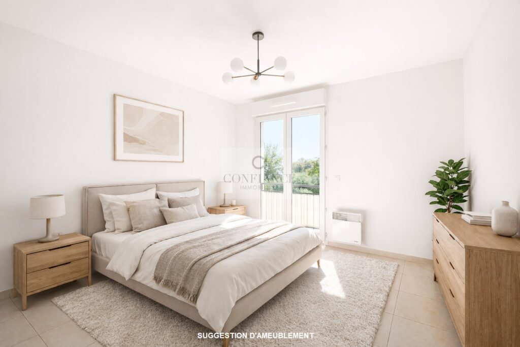 Appartement – 3 pièces – 2 chambres – 66 m²