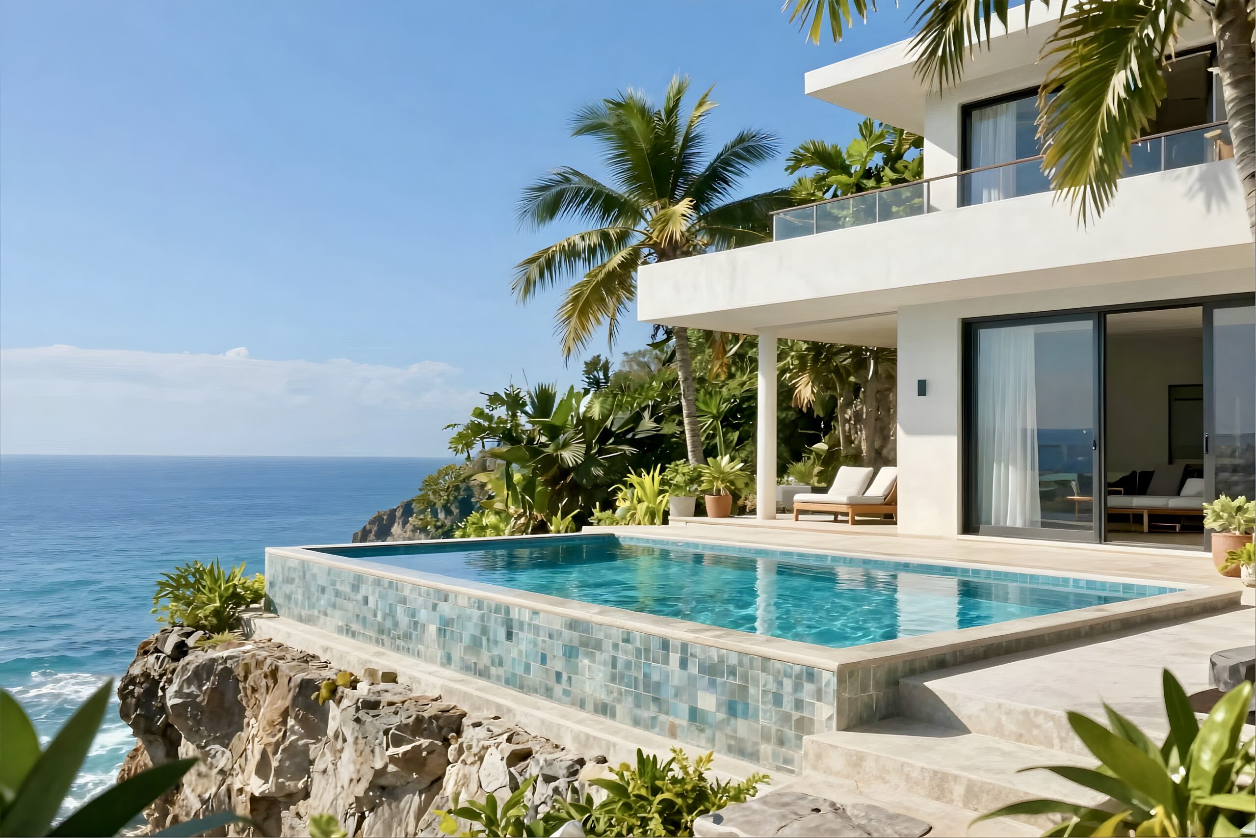 Villa avec piscine et vue mer, Côte d'Azur
