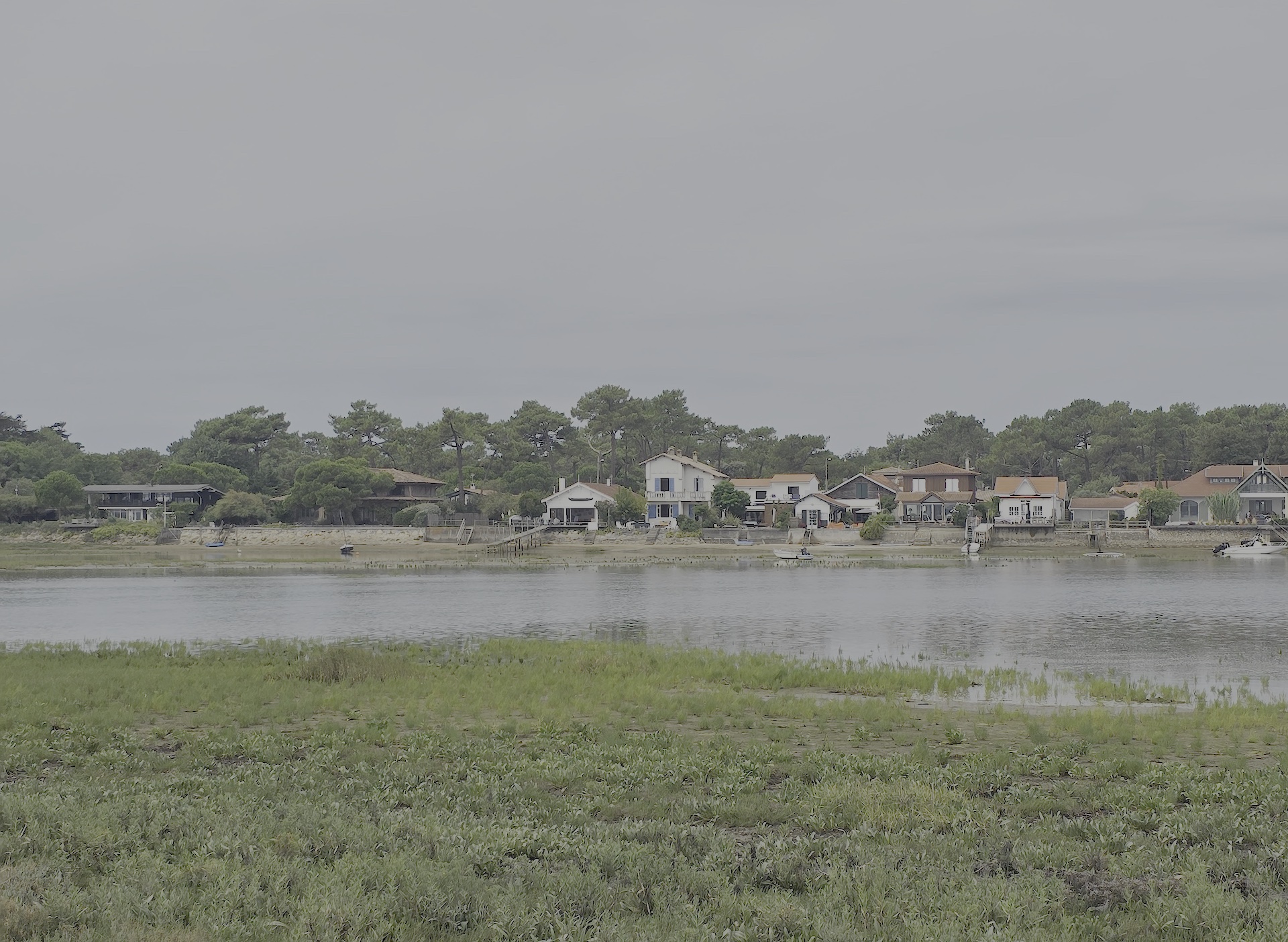 vue bassin cap ferret mer bateaux