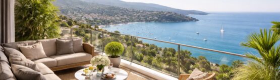 vue mer terrasse appartement