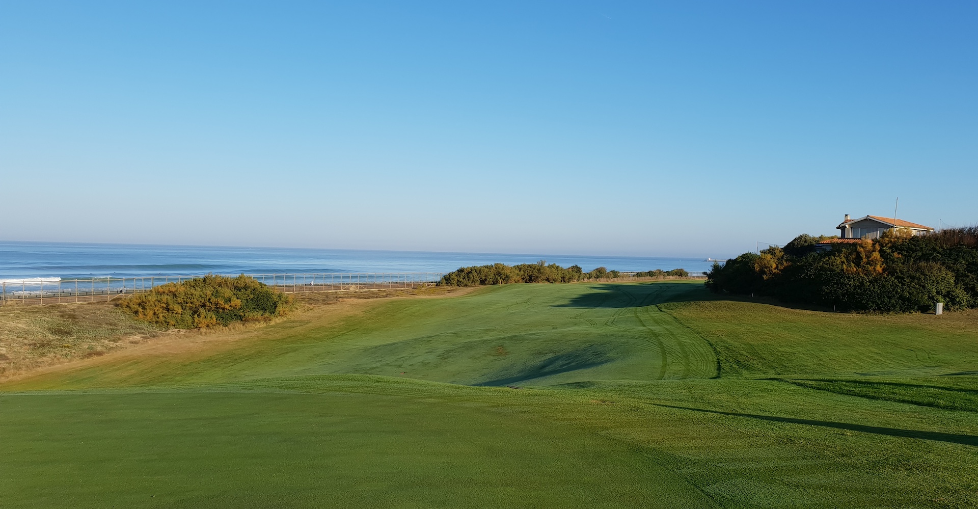 vue golf et mer anglet chiberta fairway
