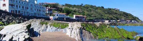 vue mer guethary plage